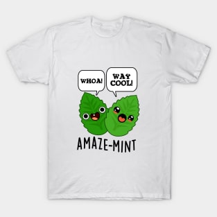 Amaze-mint Cute Mint Leaves Pun T-Shirt